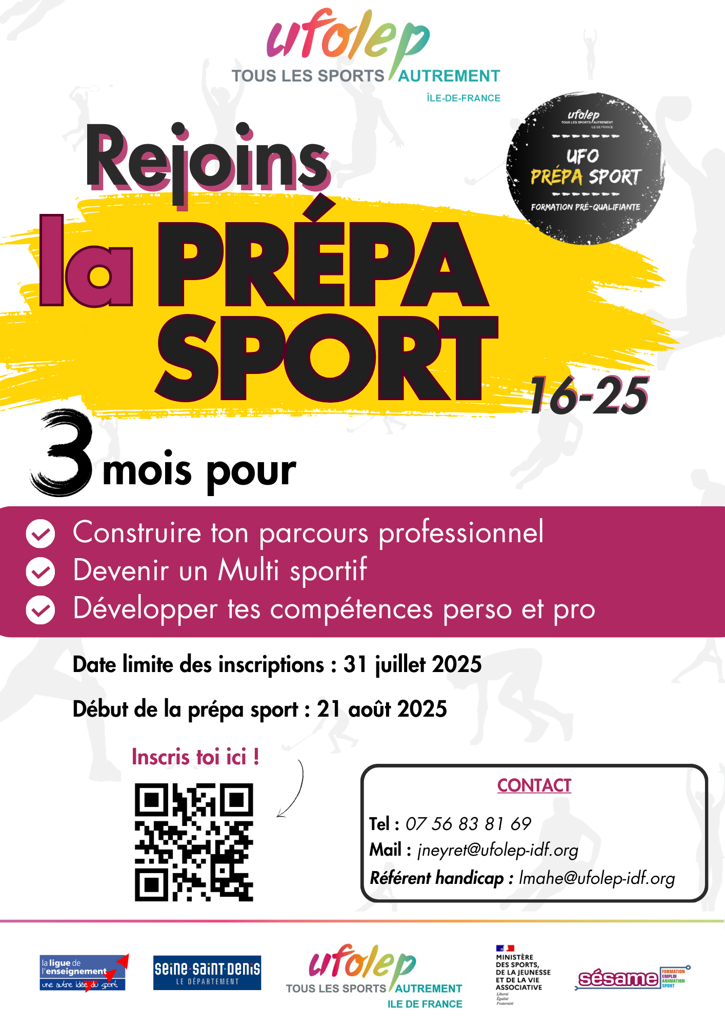 Affiche Ufo Prépa Sport 2