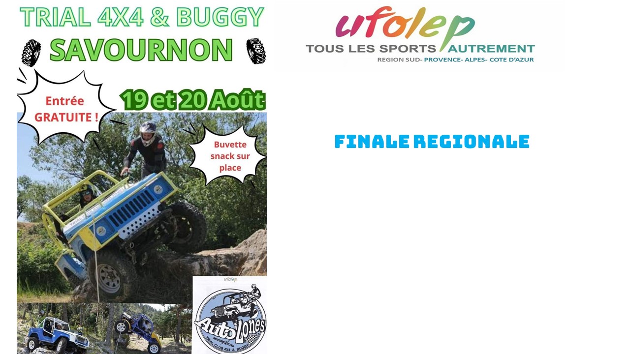 trial 4x4 ufolep region sud