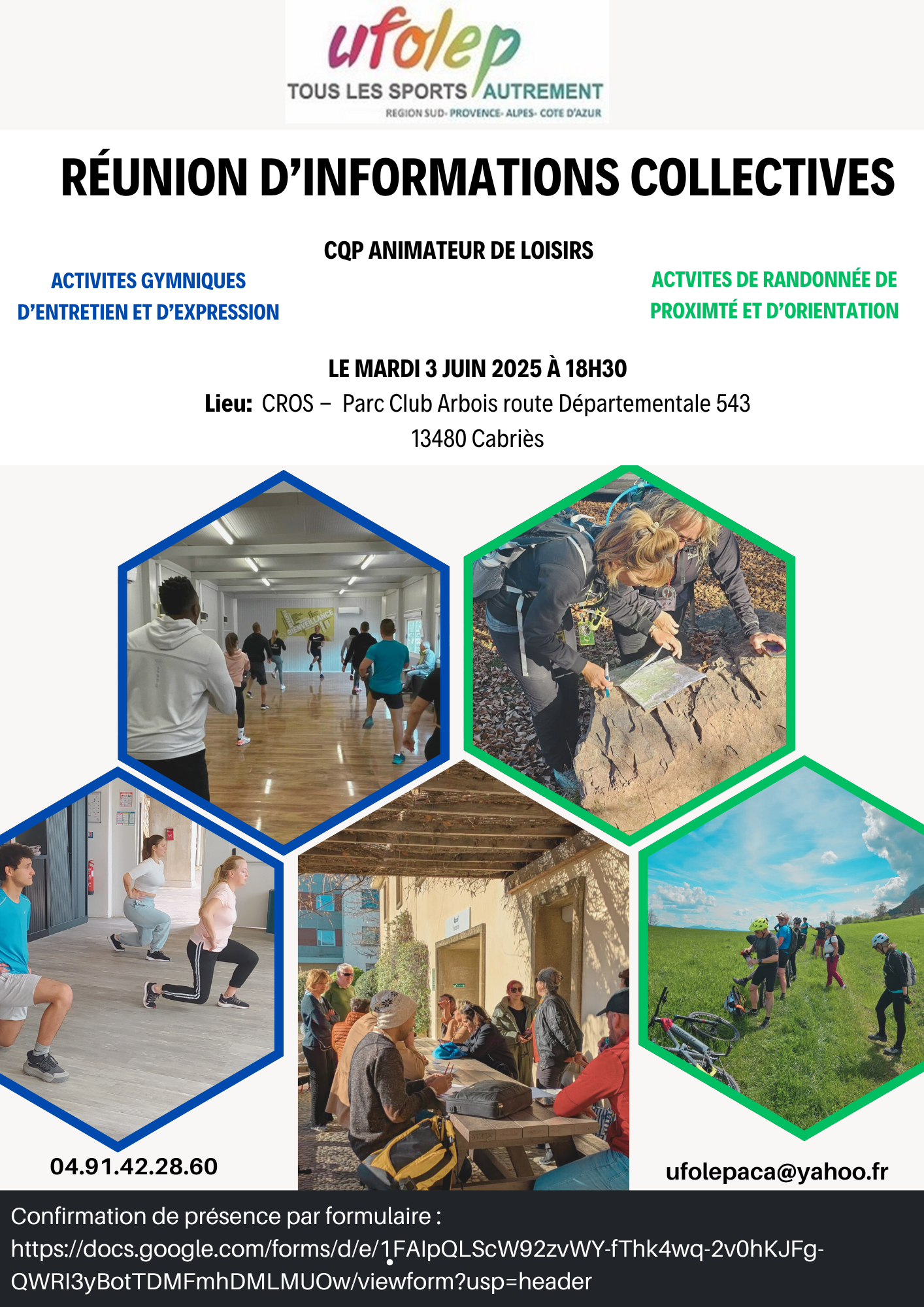image plaquette cqp ufolep region sud